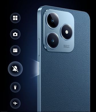 Смартфон Realme C63 8/256GB (RMX3939) Leather Blue (RMX3939 8/256GB Leather Blue) [600042]