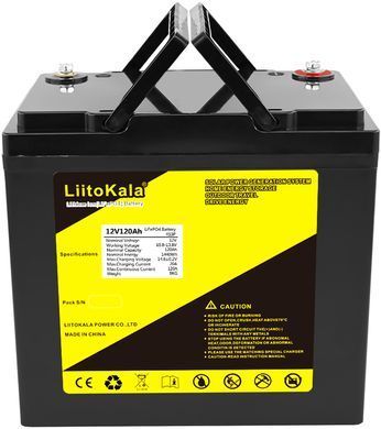 Акумуляторна батарея LiitoKala LiFePO4 12V120Ah (12V120Ah LiFePO4) [404135]