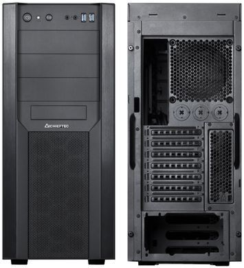 Корпус Chieftec MESH, без БЖ, 2xUSB3.0, ATX, Black (CW-01B-OP) [402927]