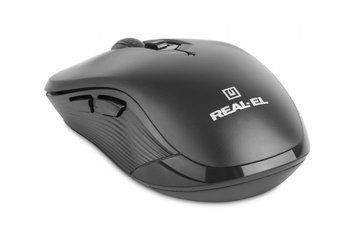 Миша бездротова REAL-EL RM-331W Black (EL123200044) [606716]