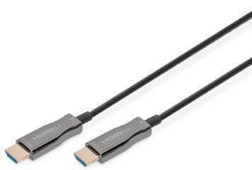 Кабель DIGITUS HDMI UHD 4K, AOC hybrid-fiber, type A M/M, 15м, чорний (AK-330125-150-S) [114049]