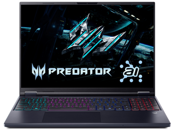 Ноутбук Acer Predator Helios Neo 16 PHN16-73 16" WQXGA IPS, Intel U9-275HX, 64GB, F2TB, NVD5060-8, Lin, чорний (NH.QVUEU.003) [111708]