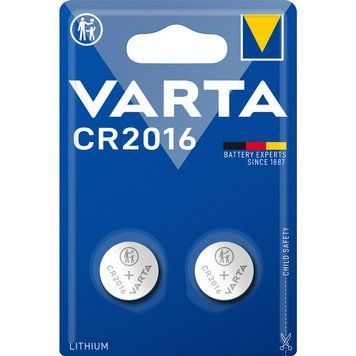 Батарейка Varta Lithium CR2016 BL 2шт (CR2016 2BL) [617974]