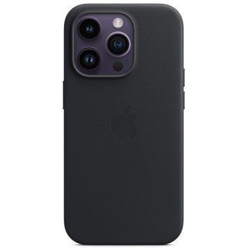 Чохол-накладка Apple Leather Case with MagSafe для Apple iPhone 14 Pro Midnight (MPPG3) [614829]