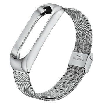 Ремінець BeCover Metal для Xiaomi Mi Band 4/3 Silver (704652) [604614]
