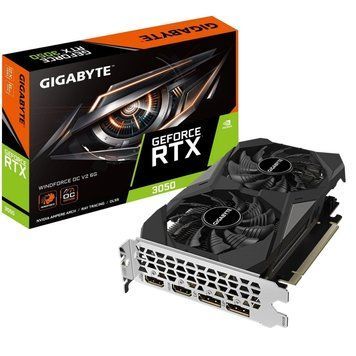 Відеокарта GF RTX 3050 6GB GDDR6 WindForce OC V2 Gigabyte (GV-N3050WF2OCV2-6GD) [607394]