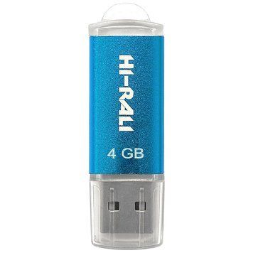 Флеш-накопичувач USB 4GB Hi-Rali Rocket Series Blue (HI-4GBVCBL) [607117]