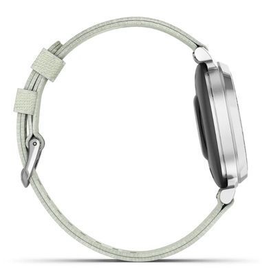 Смарт-годинник Garmin Lily 2 Silver with Sage Gray Nylon Band (010-02839-63) [613970]