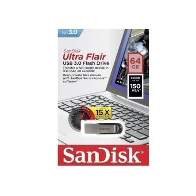 Флеш-накопичувач SanDisk USB 3.0 Ultra Flair 64Gb (SDCZ73-064G-G46) [803081]
