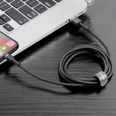 Кабель Baseus Cafule Cable USB For Lightning 1.5A 2m Gray+Black (CALKLF-CG1) [802304]