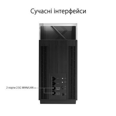 Wi-Fi Mesh-система Asus ZenWiFi Pro XT12 2pk Black (90IG06U0-MO3A40) (XT12(2-PK)) [609510]
