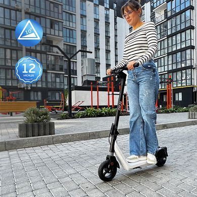 Електросамокат OKAI Zippy ES50С Black 8" 250W/500W, 5.2Ah, 20 km, 25 km/h, 10&deg;, 13.5 kg (ES50C-B) [800003]