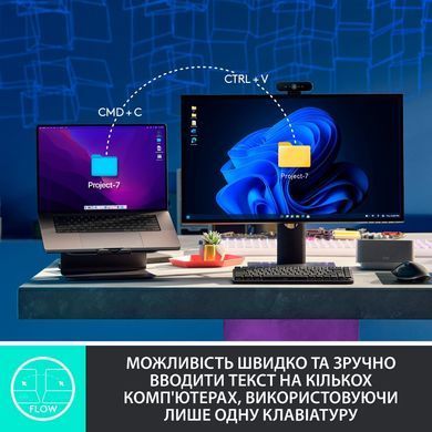 Клавiатура бездротова Logitech MX Mechanical Mini Bluetooth Illuminated Graphite (920-010782) [605965]