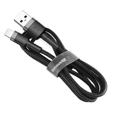Кабель Baseus Cafule Cable USB For Lightning 1.5A 2m Gray+Black (CALKLF-CG1) [802304]