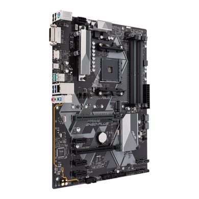 Материнcька плата ASUS PRIME B450-PLUS sAM4 B450 2xDDR4 HDMI DVI ATX (90MB0YN0-M0EAY0) [110144]