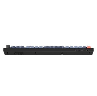 Клавіатура механічна Keychron V5 Max 100Key, Gateron Jupiter Banana, Knob, WL/BT/USB-A, Hot-Swap, QMK, EN/UKR, RGB, чорний (V5M-D4-UA) [103636]