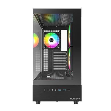 Корпус ATX W/O PSU BLACK MONTECH (XR (B)) [502001]