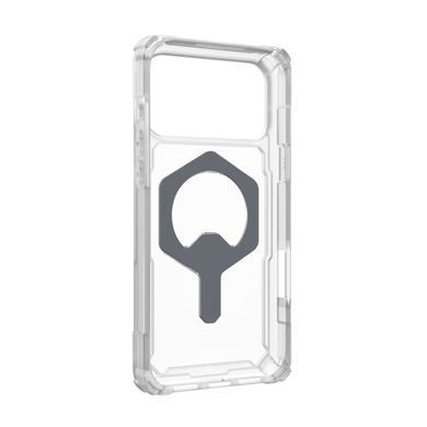 Чохол UAG для iPhone 17 Pro Max, Plasma XTE MagSafe, Clear/Titanium (114528114G36) [112694]