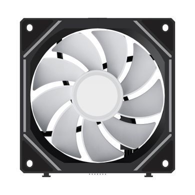 Набір із трьох вентиляторів для корпусу 120MM GAMMA F12 UNI BK ARGB REVERSE BLADE 3 IN 1 OCYPUS (GAMMA-F12-BK3AM01U-GL) [502900]