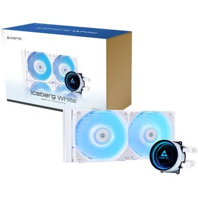 Система водяного охолодження Chieftec Iceberg 240 ARGB WHITE (CLC-240-RGB-W) [403627]