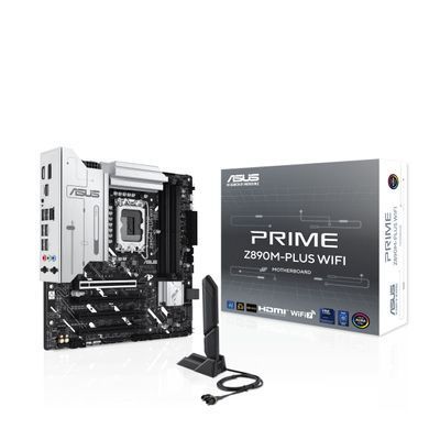 Материнcька плата ASUS PRIME Z890M-PLUS WIFI s1851 Z890 4xDDR5 M.2 HDMI DP Wi-Fi BT mATX (90MB1J80-M0EAY0) [109605]