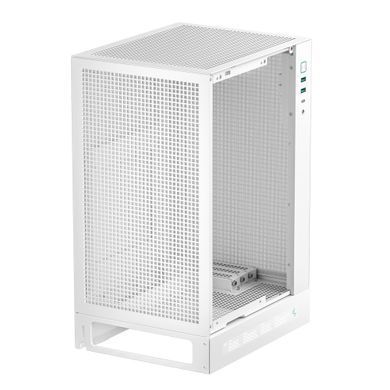 Корпус DeepCool CH170 Digital White без БЖ (R-CH170-WHNPI0D-G-1) [608751]