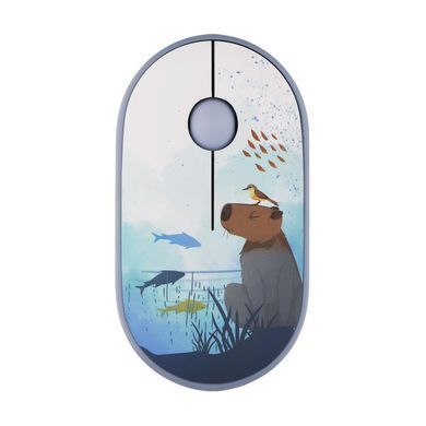 Миша 2E MF300 CAPYBARA:SWIM Silent WL BT, синій (2E-MF300WCAPIBARABL) [104086]