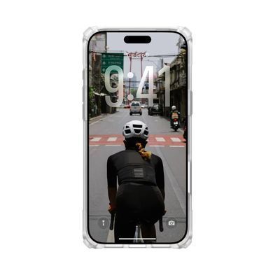 Чохол UAG для iPhone 17 Pro Max, Plasma XTE MagSafe, Clear/Titanium (114528114G36) [112694]