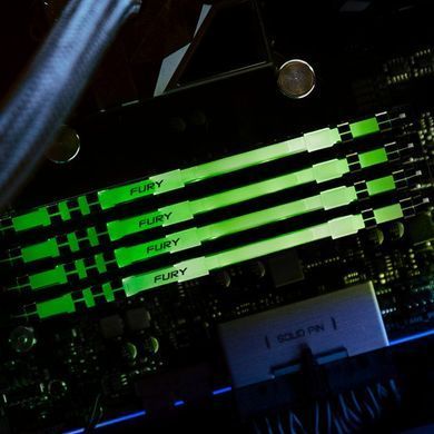 Пам'ять ПК Kingston DDR4 32GB KIT (16GBx2) 3200 FURY Beast RGB (KF432C16BB12AK2/32) [103849]