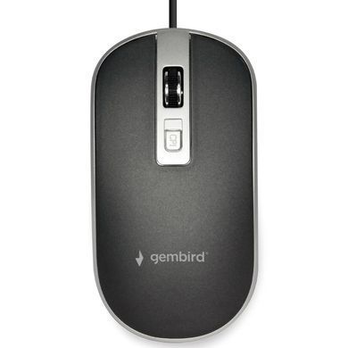 Миша Gembird Black/Silver (MUS-4B-06-BS) [608420]
