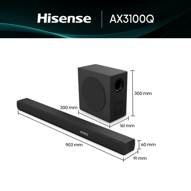 Саундбар Hisense AX3100Q (20015173) [204382]