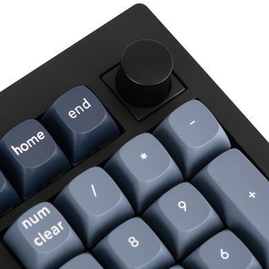 Клавіатура механічна Keychron V5 Max 100Key, Gateron Jupiter Banana, Knob, WL/BT/USB-A, Hot-Swap, QMK, EN/UKR, RGB, чорний (V5M-D4-UA) [103636]