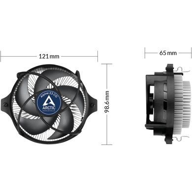 Вентилятор для процесора Arctic Cooling Alpine 23 CO AMD (AM4/AM5) (ACALP00036A) [404620]