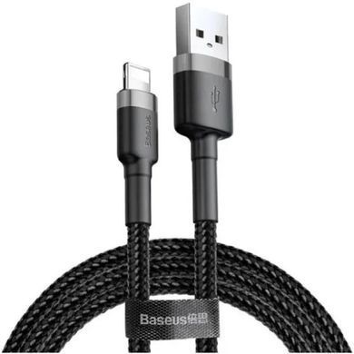Кабель Baseus Cafule Cable USB For Lightning 1.5A 2m Gray+Black (CALKLF-CG1) [802304]