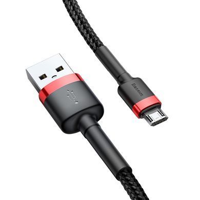 Кабель Baseus cafule Cable USB For Micro 2A 3m Red+Black (CAMKLF-H91) [806191]