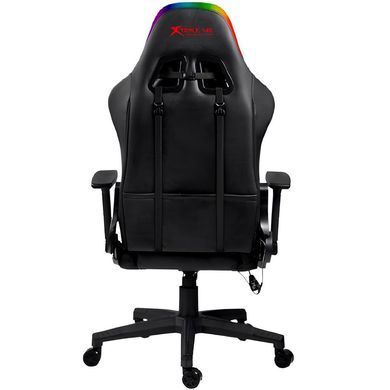 Крісло ігрове XTRIKE ME Advanced Gaming Chair, 50мм, RGB, чорно-червоне (GC-907) [401671]