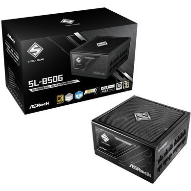 БЖ 850W ASRock SteelLegend ATX 3.1 135mm, 80+ Gold, Fully Modular, Retail (SL-850G) [403443]