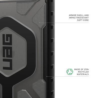Чохол UAG для Google Pixel 10 Pro XL, Pathfinder Clear MagSafe, Ash (614470113140) [111629]