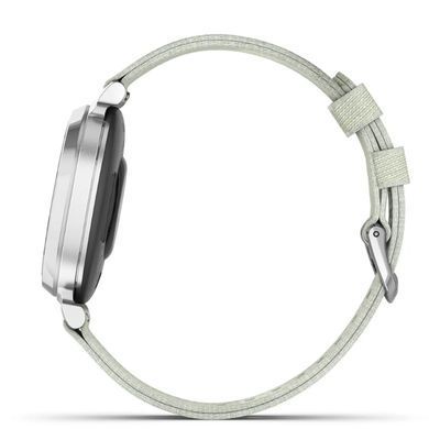 Смарт-годинник Garmin Lily 2 Silver with Sage Gray Nylon Band (010-02839-63) [613970]
