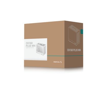 Корпус DeepCool CH160 Plus White без БЖ (R-CH160-WHNGM0-G) [618119]