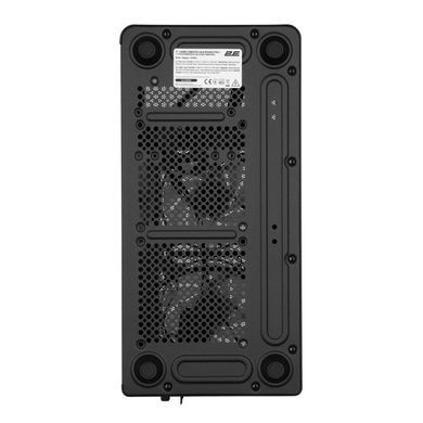 Корпус 2E Credo Plus V350BG без БЖ, 1xUSB3.0, 1х USB 2.0, 1xUSB Type-C, 3x120мм ARGB, VGA 350мм, LCS ready, контролер з пультом, TG Side Panel, mATX, чорний (2E-V350BG) [111681]