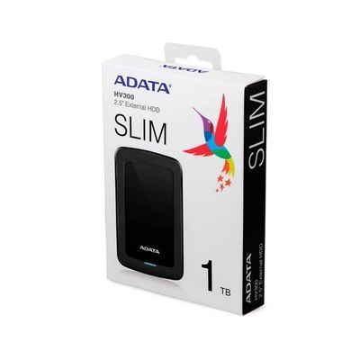 Зовнішній жорсткий диск PHD External 2.5'' ADATA USB 3.2 Gen. 1 DashDrive Durable HV300 1TB Black (AHV300-1TU31-CBK) [803171]