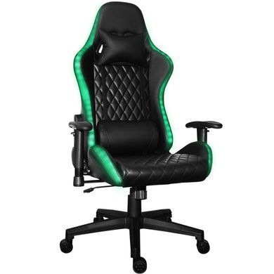 Крісло ігрове XTRIKE ME Advanced Gaming Chair, 50мм, RGB, чорно-червоне (GC-907) [401671]