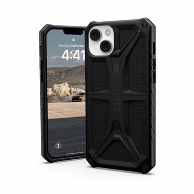 Чохол-накладка Urban Armor Gear Monarch для Apple iPhone 14 Plus/15 Plus Kevlar Black (114033113940) [601675]