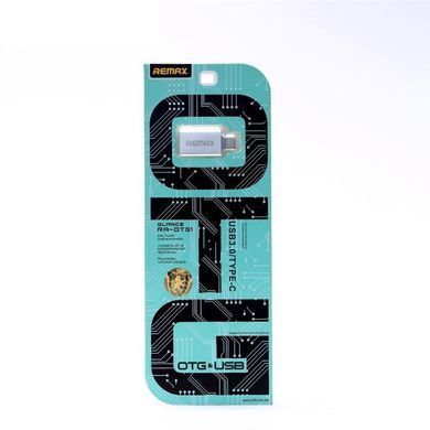 Адаптер Remax Glance USB-USB Type-C RA-OTG1 Silver (2000700004672) [604148]