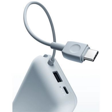Зовнішній акумулятор Xiaomi Power Bank 10000mAh (Integrated Cable) Ice Blue GL (BHR9073GL) [806187]