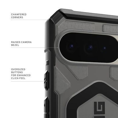 Чохол UAG для Google Pixel 10 Pro XL, Pathfinder Clear MagSafe, Ash (614470113140) [111629]