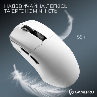 Миша бездротова GamePro Asgard Thor White (GM023W) [611595]