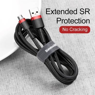 Кабель Baseus cafule Cable USB For Micro 2A 3m Red+Black (CAMKLF-H91) [806191]