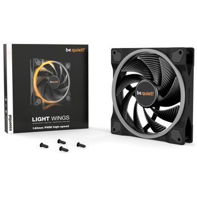 Вентилятор be quiet! Light Wings 140mm PWM High-Speed Black (BL075) [620184]